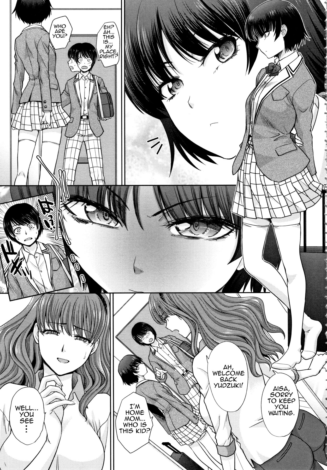 Hentai Manga Comic-Mother and Younger Sister-Read-7